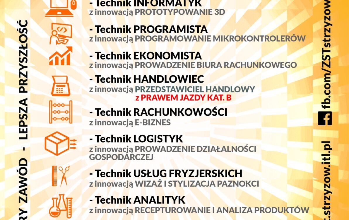 Zdjęcie do Zapraszamy do Zespołu Szk&oacute;ł Technicznych w Strzyżowie