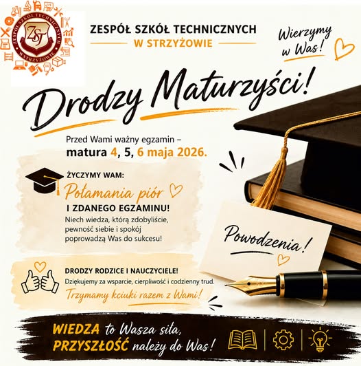 Zdjęcie do Maturzyści, POWODZENIA!!