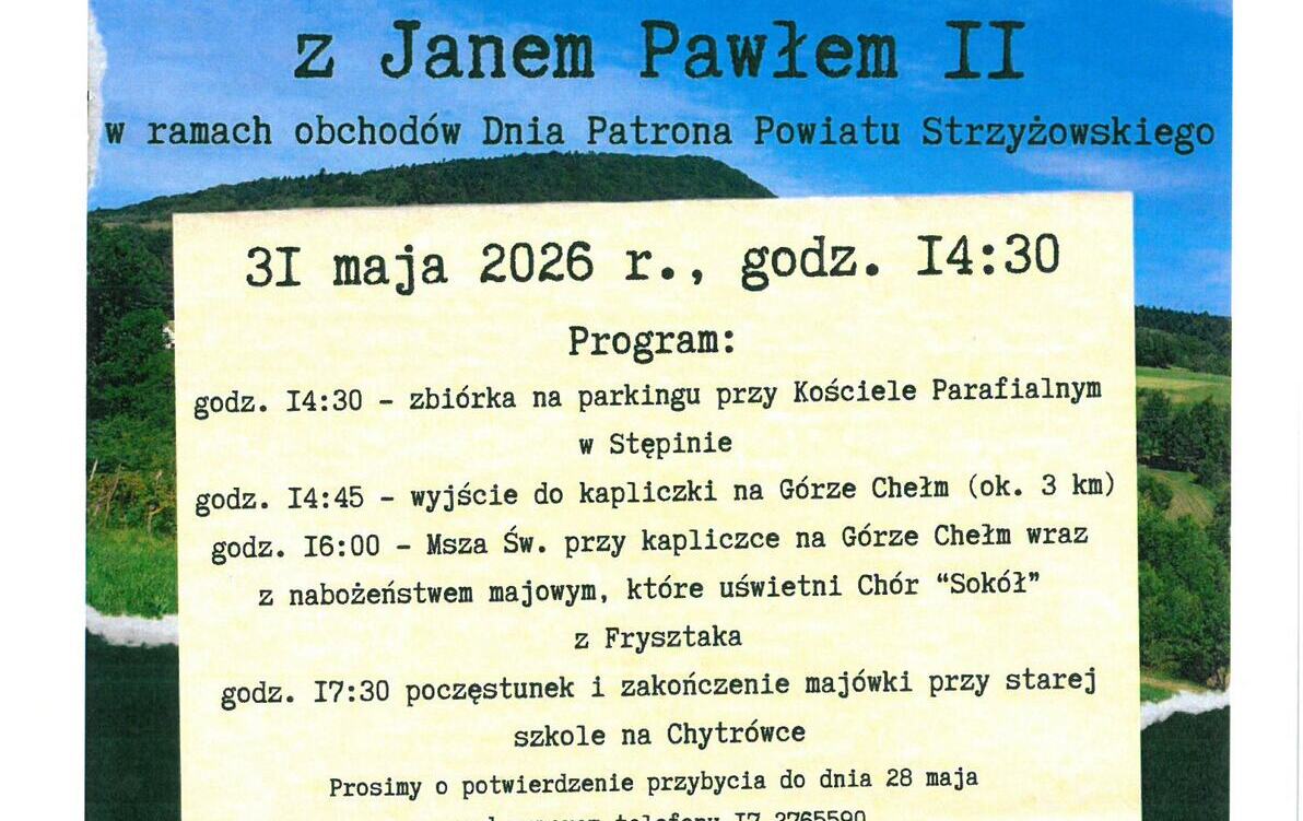 Zdjęcie do II Maj&oacute;wka na G&oacute;rze Chełm