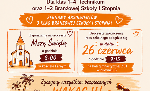 Zdjęcie do Uroczyste zakończenie roku szkolnego
